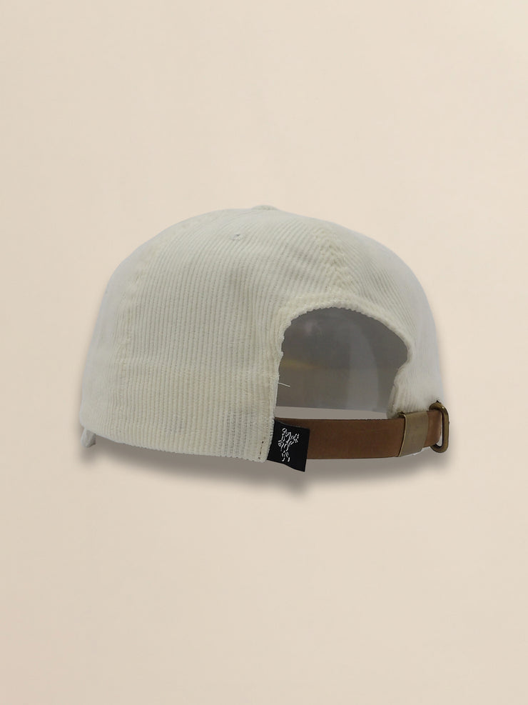 Wide Wale Cord Woven Label Patch Cap