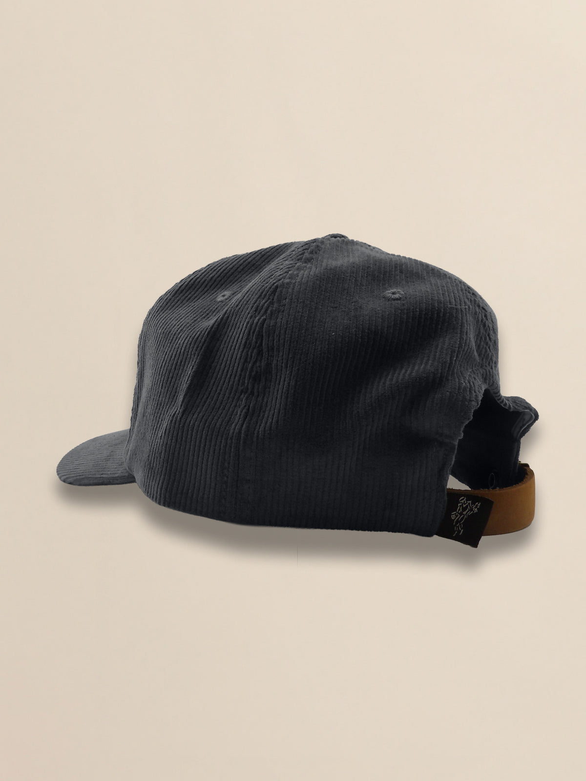 Wide Wale Cord Woven Label Patch Cap image