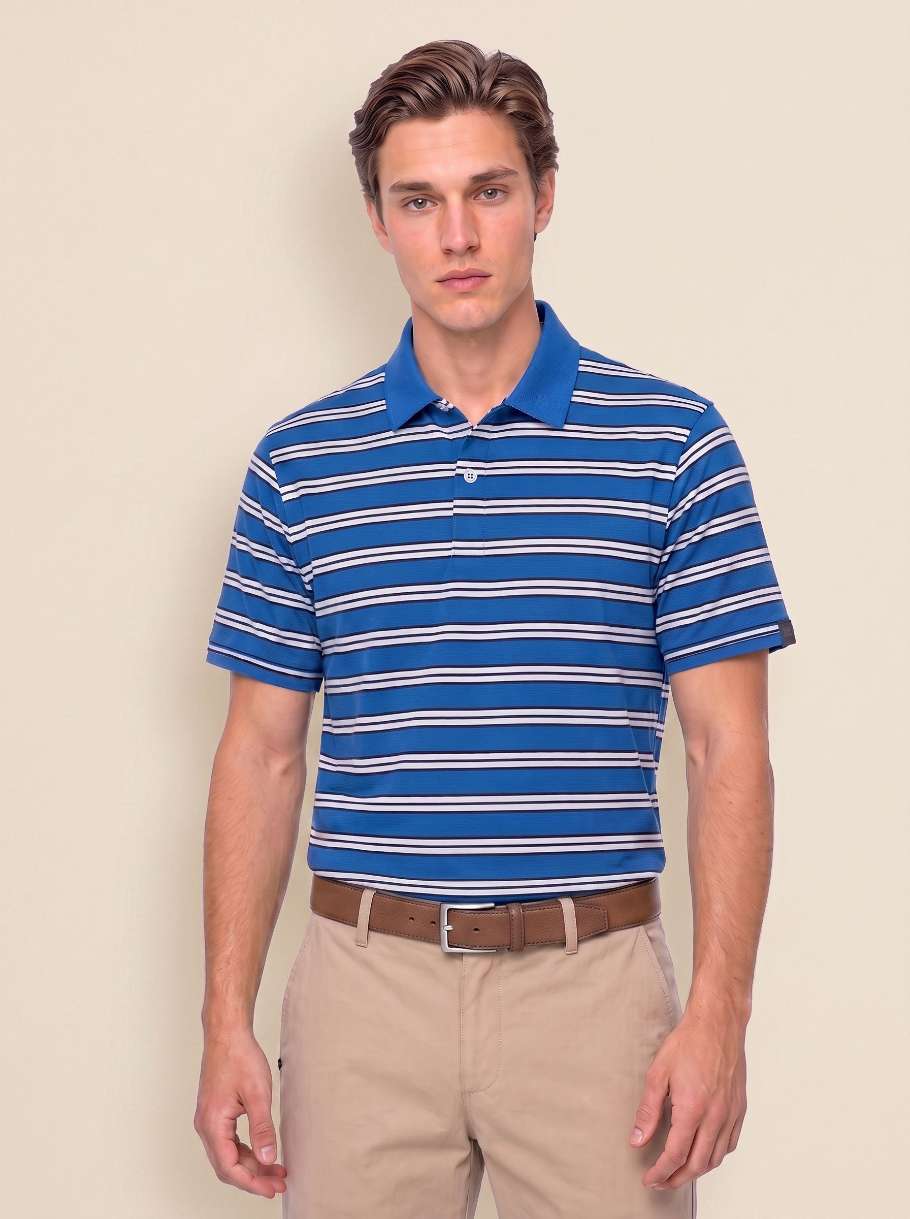 Classic Stripe Polo image